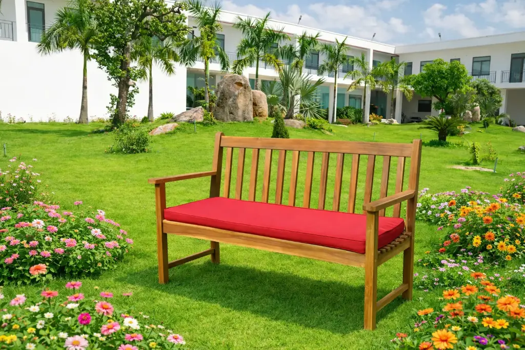 2 SEATER BENCH WITH CUSHION - TPB01