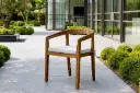 CURVED BACK DINING ARMCHAIR - TPCUR01