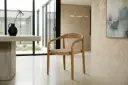STACKING DINING CHAIR BEIGE - TPDCB01