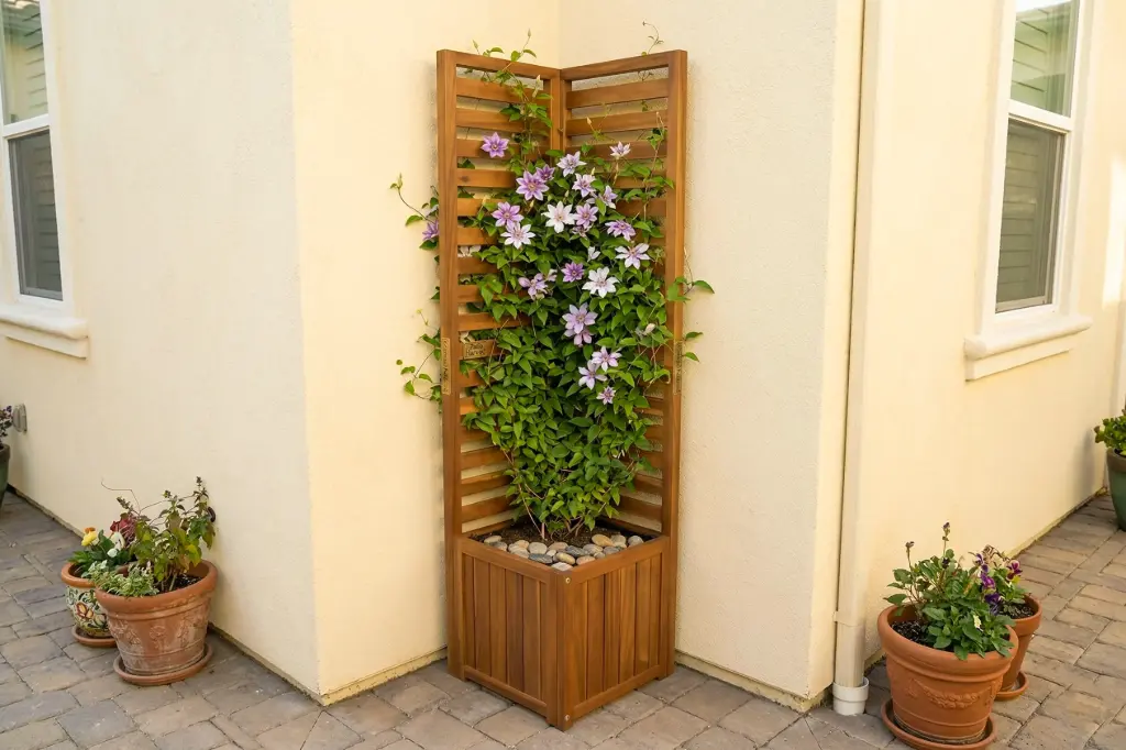 CORNER FRAME PLANTER BOX - TPP05