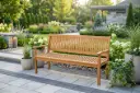 CURVED SLAT GARDEN BENCH - TPB11