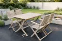 COMPACT SLAT DINING SET - TPDN09