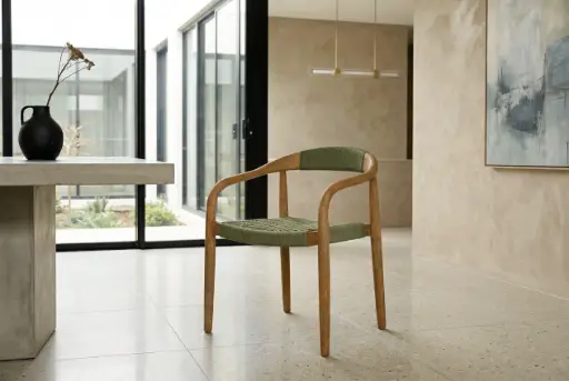 STACKING ARMCHAIR DINING W ROPE - TPADR01