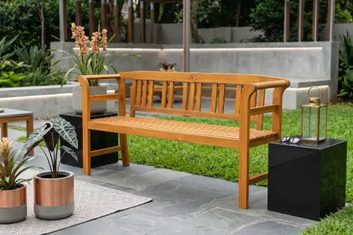 3 SEATER BENCH ROSE - TPB09